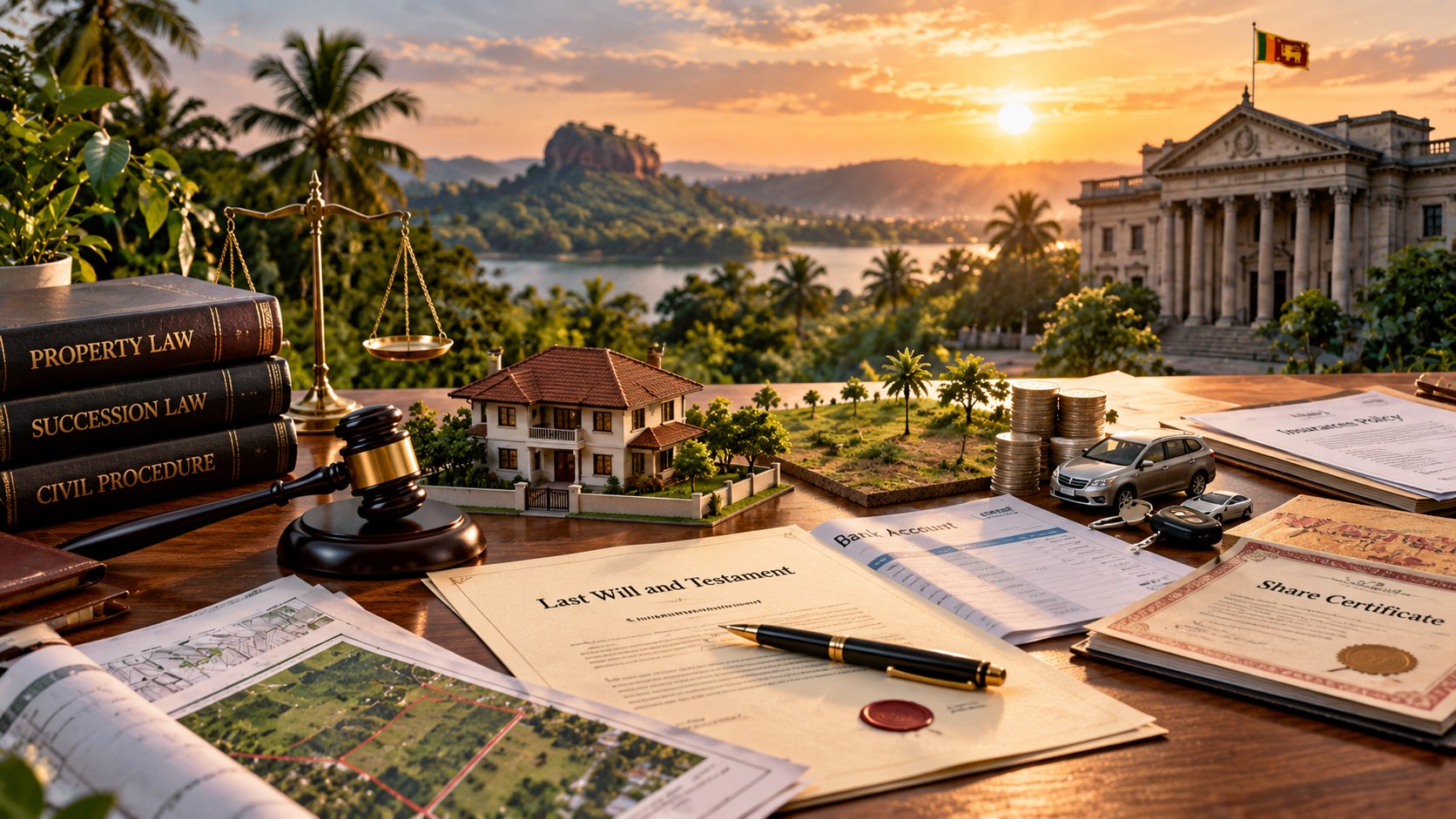 After death in Sri Lanka: Will, property, bank accounts and estate administration