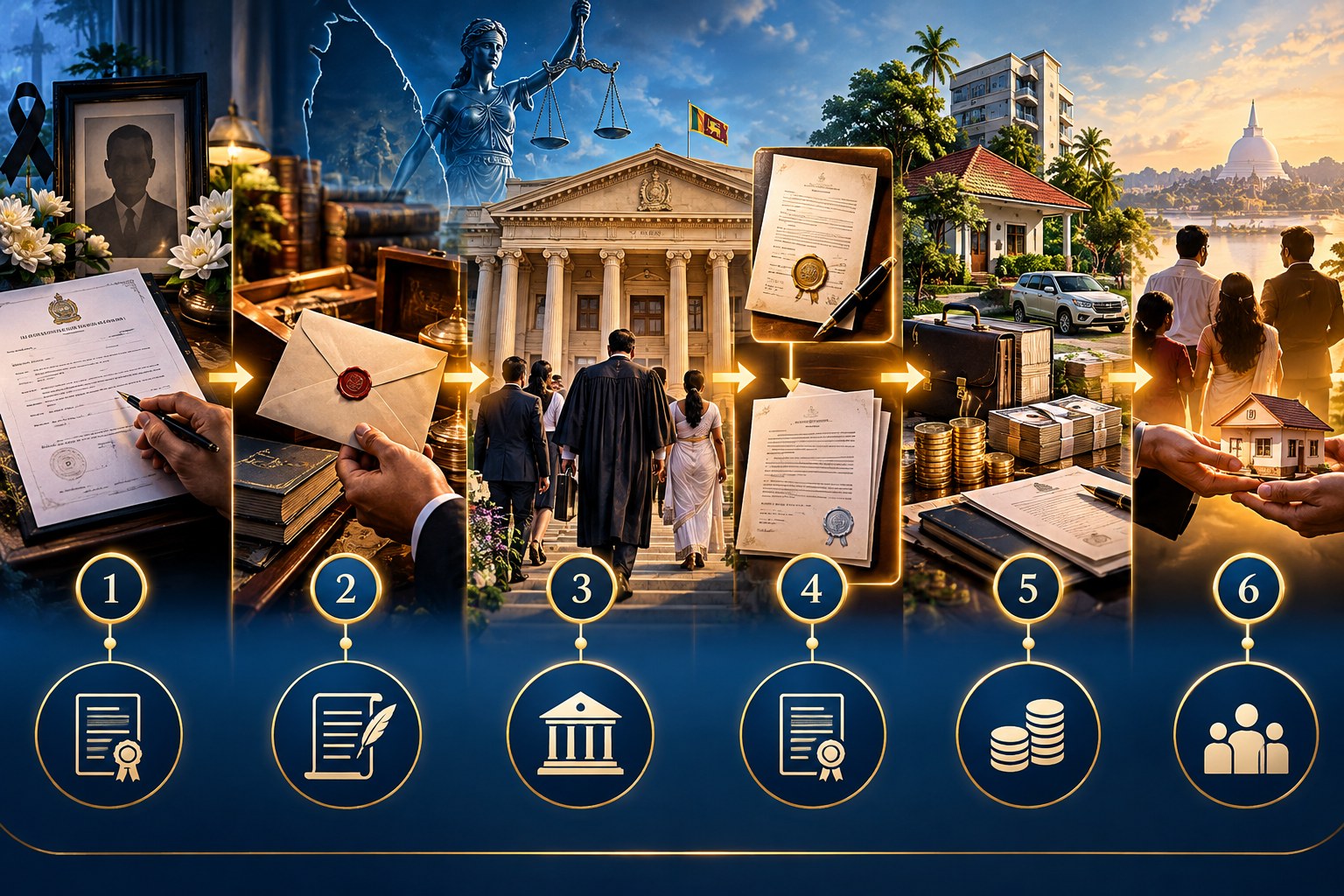 Probate process in Sri Lanka from Will to estate administration