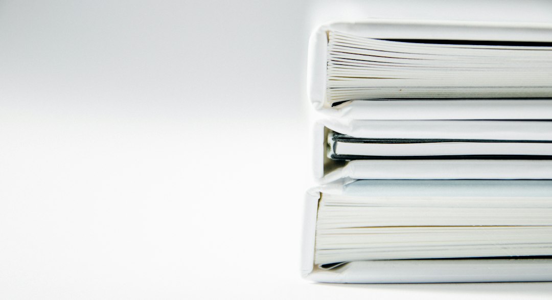 Neatly organised legal records and file folders before applying for a certified copy of a deed in Sri Lanka